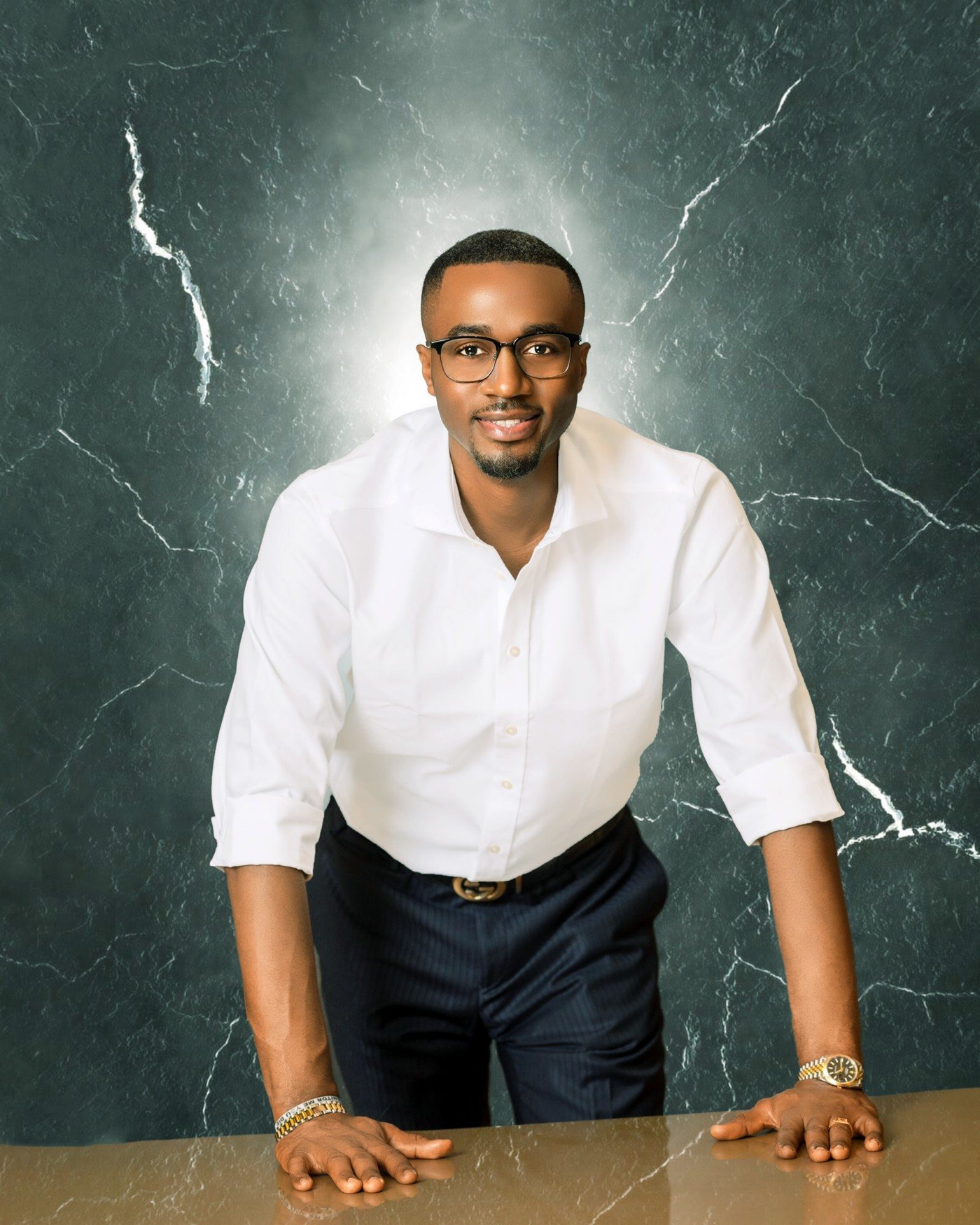 Portrait of Amb. Lawrence Emmanuel (MON), CEO of Promiseland Estate